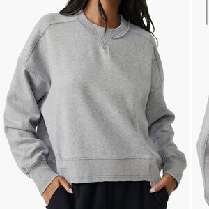 Free People Movement Intercept Pullover Large Gray